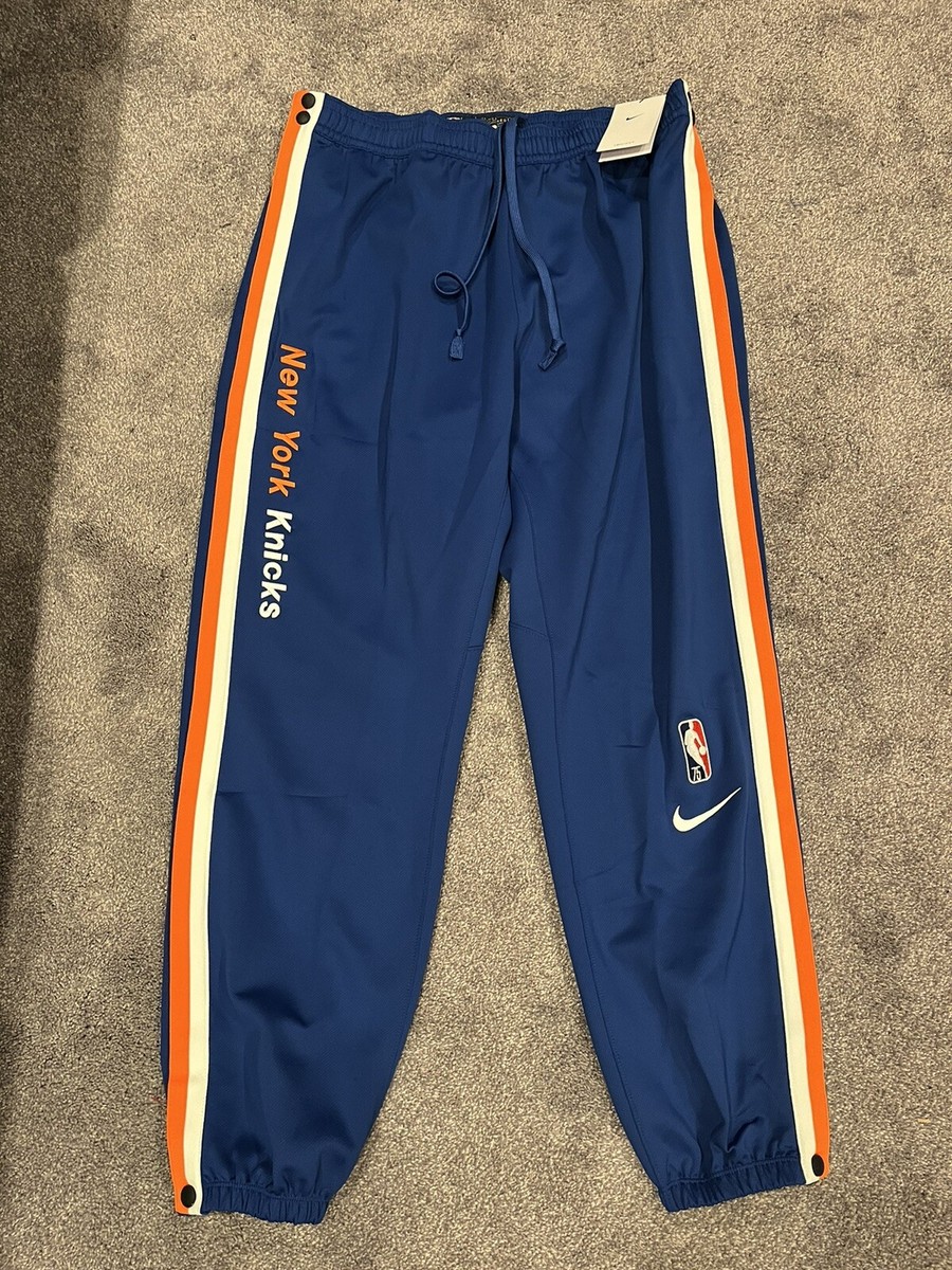 Nike New York Knicks 75 Team Issue Pregame Warmup Button Up Pants