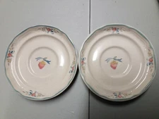 International China Tableworks MARMALADE Country Goose Duck 2 Saucers
