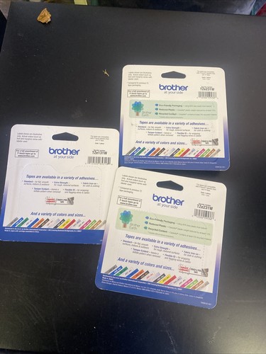 Brother P-Touch TZe-131 BLACK on CLEAR Tape 1/2" X 26.2' PTouch NEW. 3 pack - Imagen 5 de 5