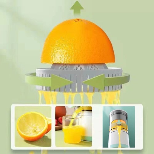 Elektrische Entsafter Presse Saft Tragbar Abschaum Trennung Obstpresse USB - Bild 4 von 14