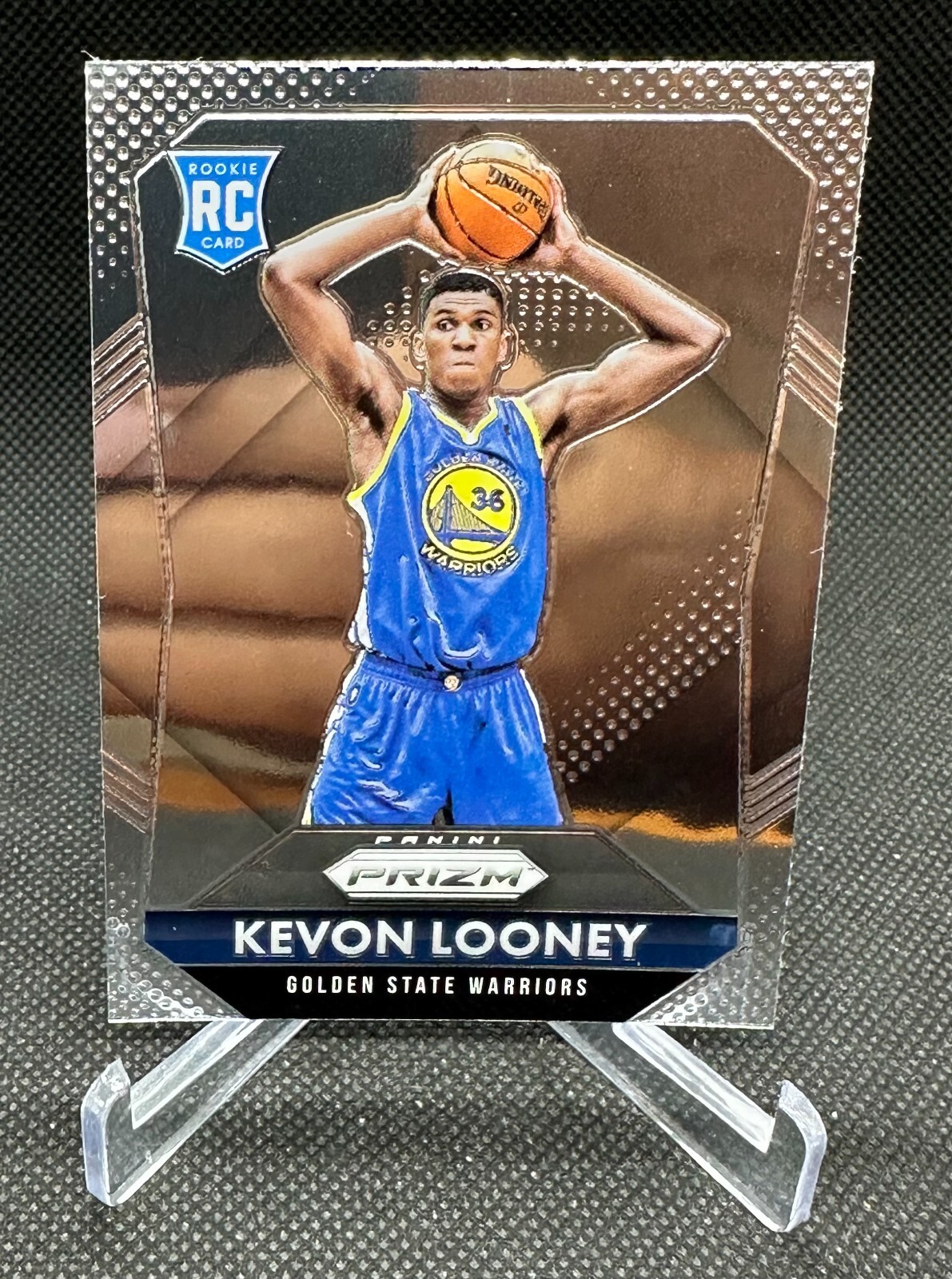 2015-16 Panini Prizm Kevon Looney RC Rookie #346 Golden State Warriors