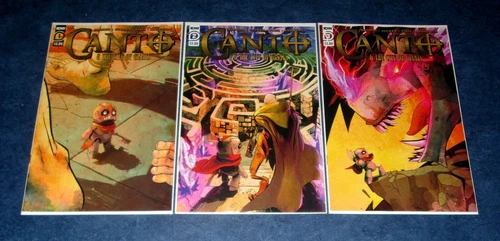 CANTO & the CITY of GIANTS 1 2 3 1st print set IDW David M Booher Drew Zucker NM