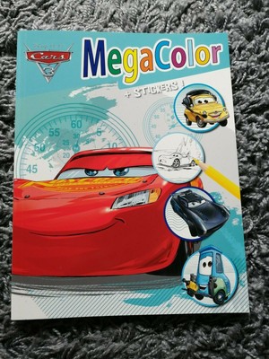 Disney '' MegaColor '' '' CARS 3 '' Edition 2020 + Stickers VIP Zum Malen NEU
