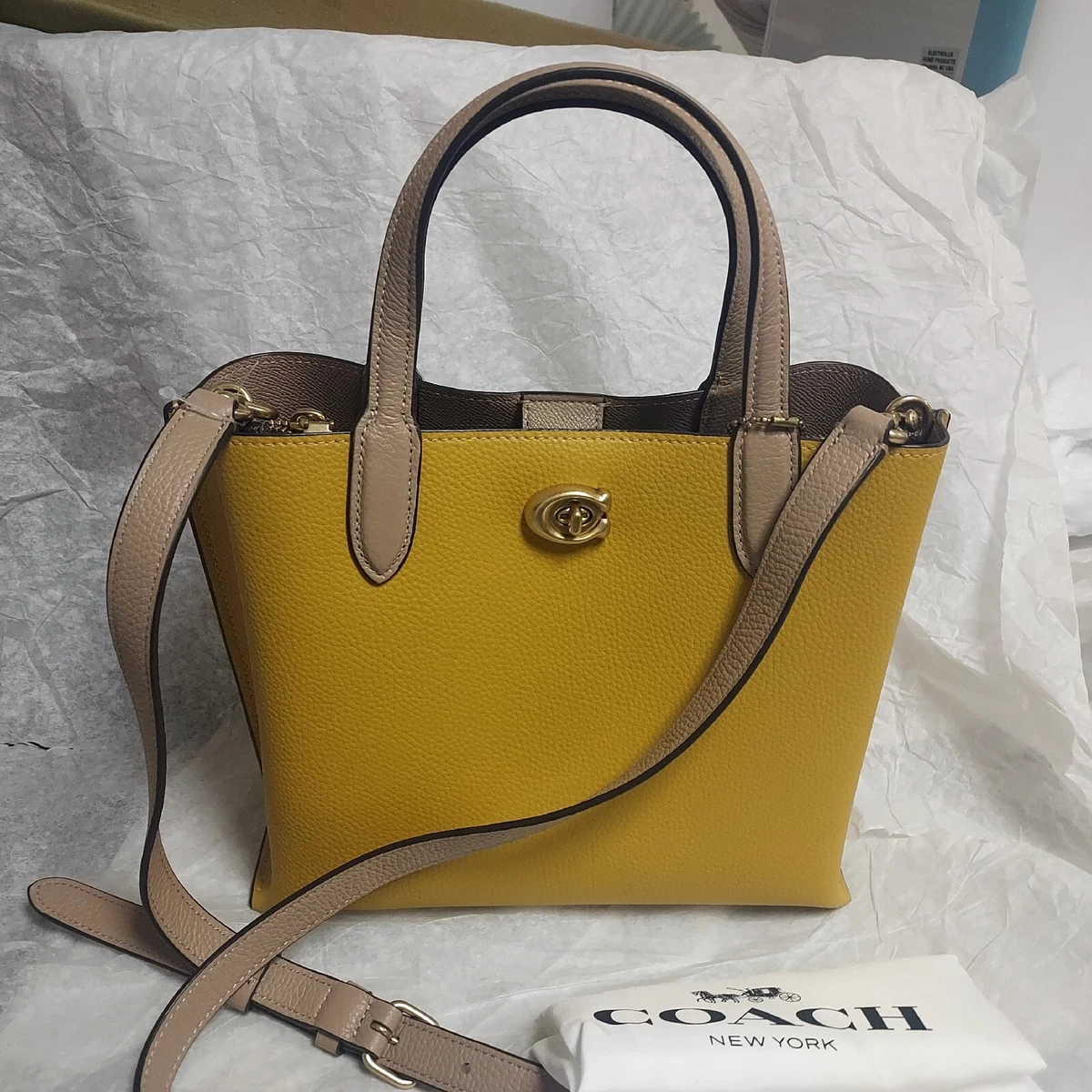 Coach Yellow Bucket Bags for Women