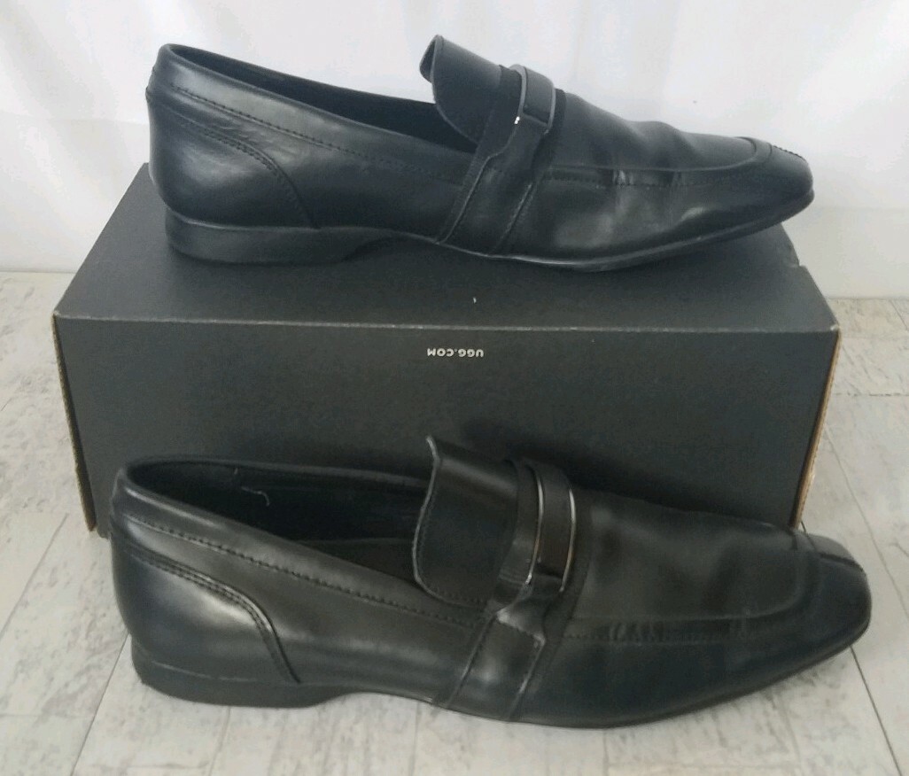 Klein Size 10.5 Loafers Dress Shoes Shane Horse Bit Black | eBay