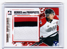 2015 ITG VAULT HEROES AND PROSPECTS FREDDIE HAMILTON SUBWAY SERIES 1/1 BRUINS