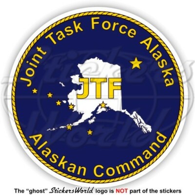 United States US Joint Task Force Alaska Seal, JTF-AK Northern 80mm Aufkleber