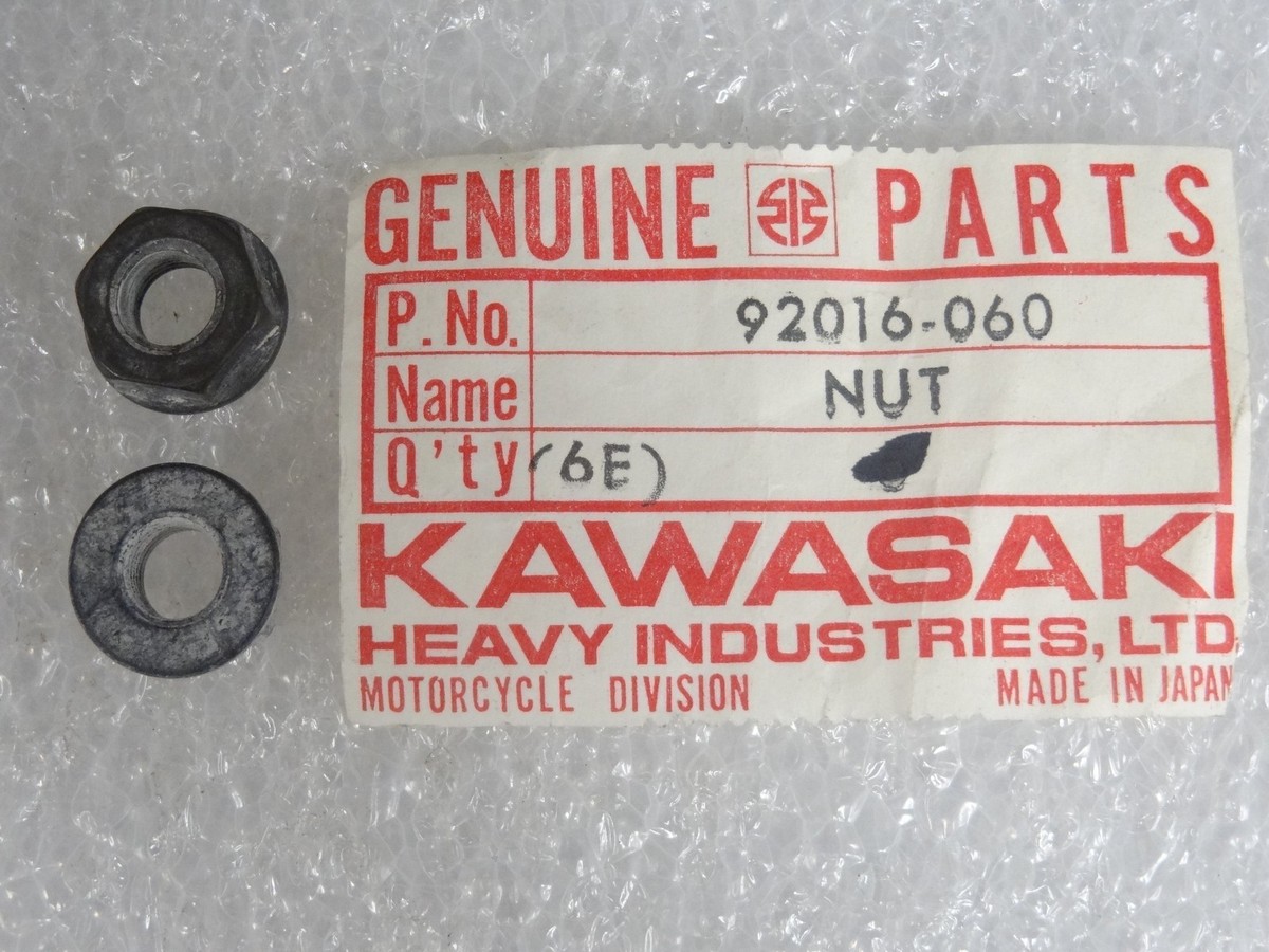 ・ 2 Kawasaki NOS NEW 92016-060 Connecting Rod Nut 7mm KZ ZR ZX