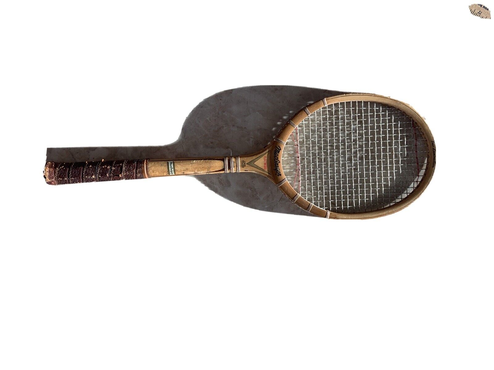 MacGregor Fleetwood Vintage Wood Tennis wal 4-3 8 lowest price Latest item racket Racquet