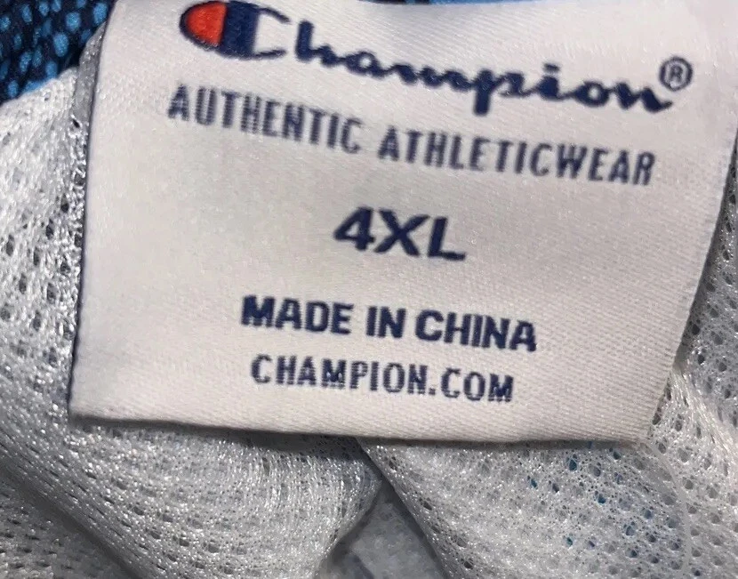 Nuevo Traje de baño Champion Cargo para hombre Pantalones cortos Azul Camuflaje Talla 4XL Foto 2 de 4