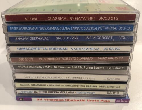 Mixed Lot 10 Hindi Indian CD Dr. Sheik Chinna Moulana * T.M. Sounderarajan *More