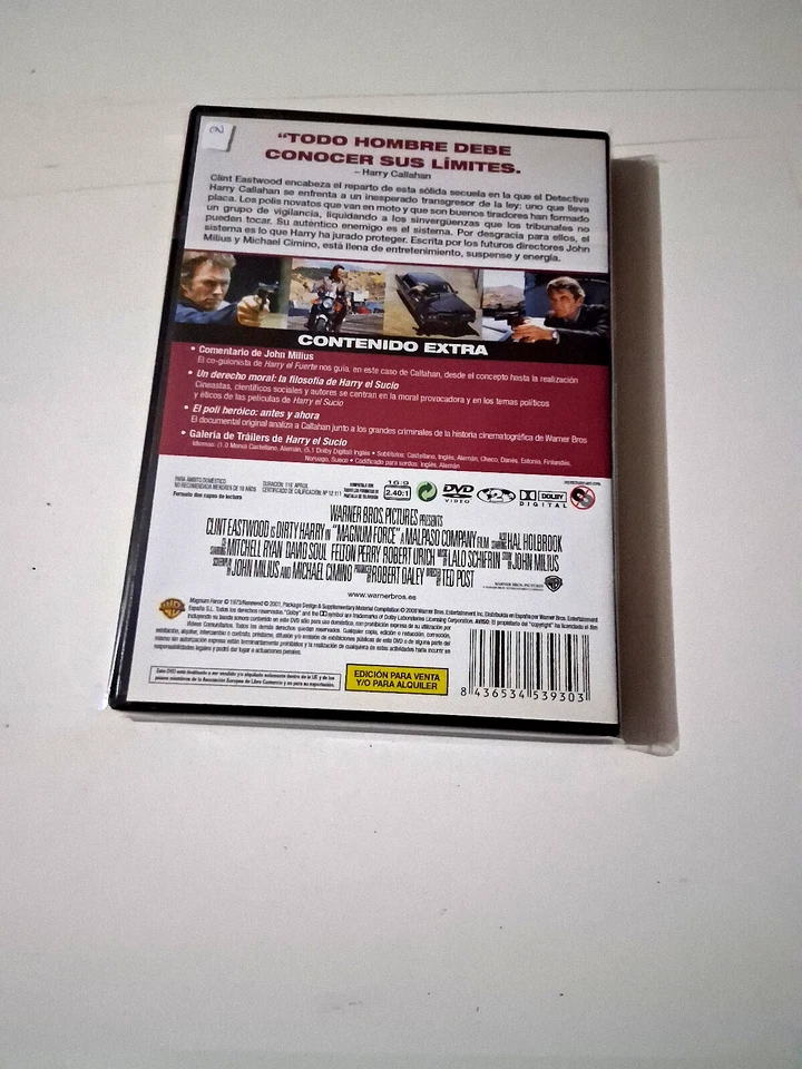 DVD "HARRY EL FUERTE" COMO NUEVO EDICION DE LUJO CLINT EASTWOOD TED POST - Imagen 2 de 2