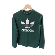 Women's adidas green sweatshirt in size 10