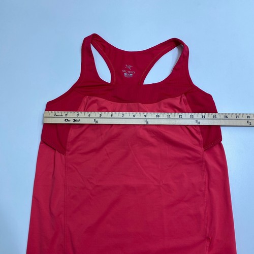 Arc'teryx Tank Top Womens M Pink Racerback Cutout Stretch Sleeveless Fitness - Picture 11 of 13