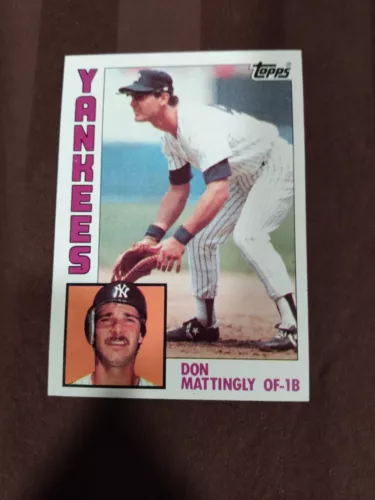 1984 TOPPS DON MATTINGLY ROOKIE CARD #8 YANKEES