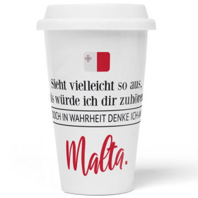Sieht so aus, als würde ich zuhören. In Wahrheit denke an Malta 10201001312