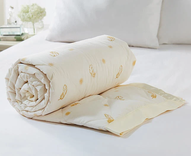 Exclusive Luxury Duck Feather Down Blanket Throw Eiderdown Lightly Quilted