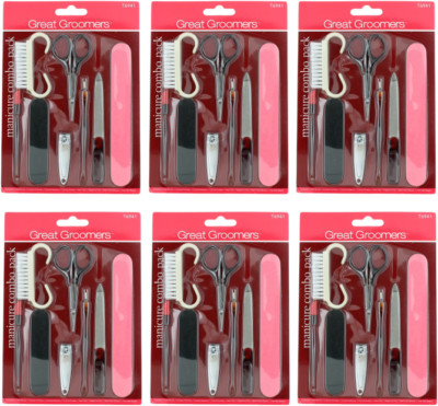 Great Groomers Nails Manicure Set: Includes 8 Pieces  - 6PK
