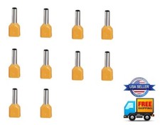 10pcs 22 Gauge Dual Input Wire Ferrule Amplifier Speaker 22 AWG Amp Ferrules