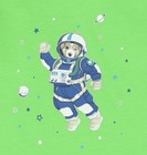 NWT $24 Mayoral Astro Pup Astronaut Kiwi Green Glow in the Dark Tee - Sz 6-9 M — photo 2