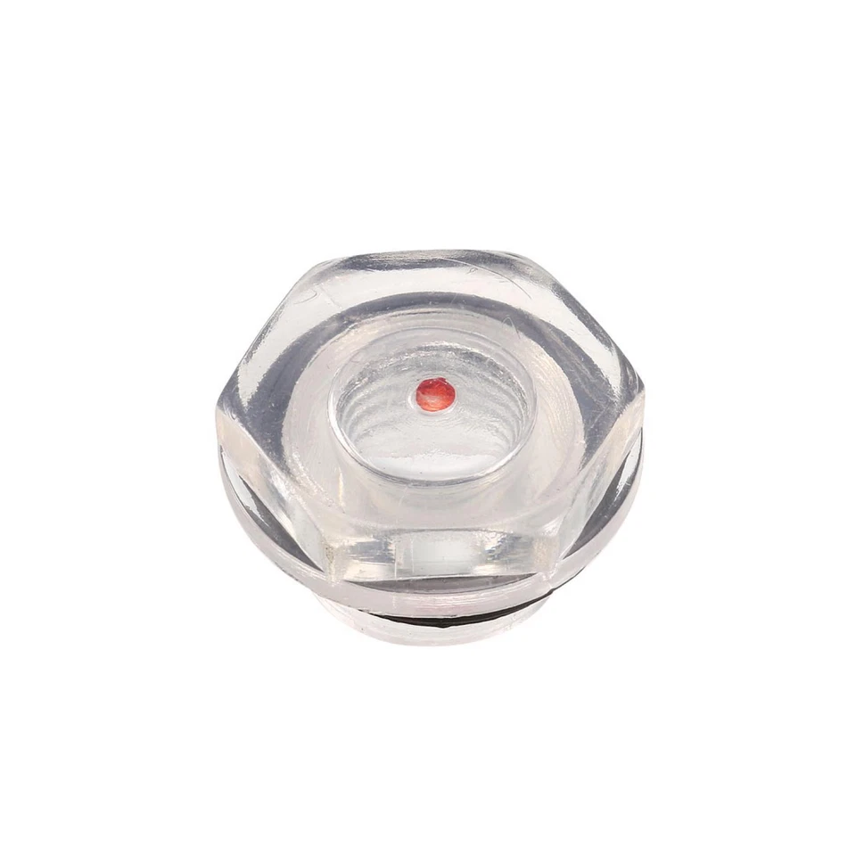 20mm Außengewinde Ölschauglas Ölstandmesser Ölstandsauge für Luftkompressor - Bild 2 von 3