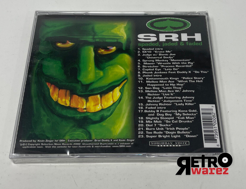 Kottonmouth Kings Spaded Jaded & Faded CD SEALED SRH cypress hill
