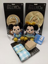 Disney World 50th Anniversary Wishables Mickey Mouse  Minnie Plush Set  Outfit