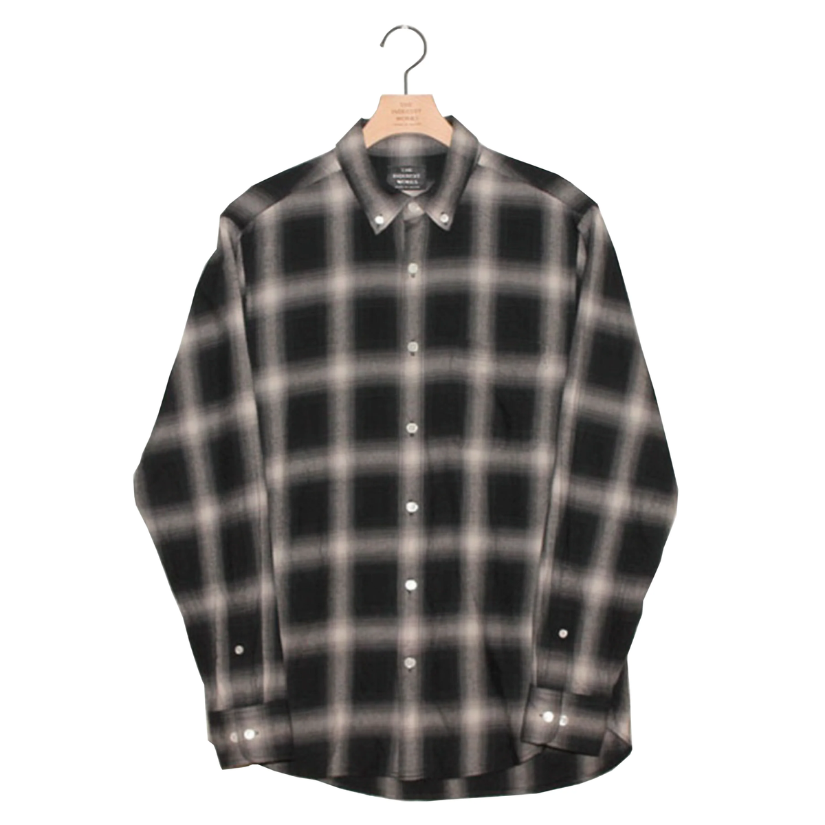 【FEPL】24FW★ Ombre Brush Check Shirt HQ MADE in JAPAN 100% Cotton ORGANIC OMBRE CHECK SHIRT MENS