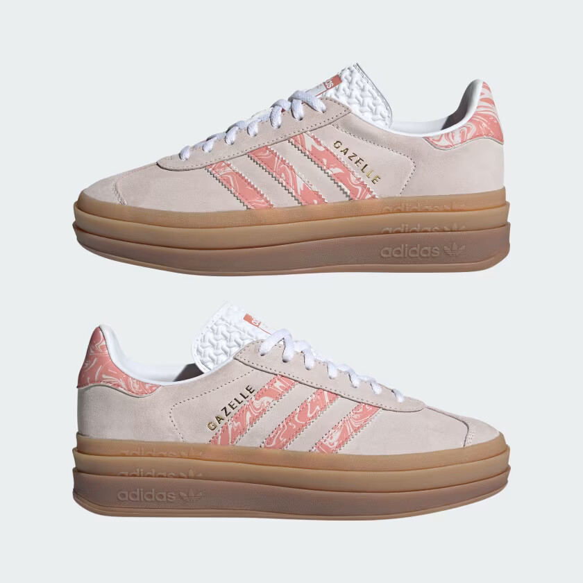 WOMENS ADIDAS GAZELLE BOLD ID3739 Putty Mauve / Wonder Clay WOMENS ADIDAS GAZELLE BOLD ID3739 Putty Mauve / Wonder Clay
