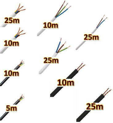 Schlauchleitung Zwillingsleitung Aderleitung Klingeldraht Klingesteg Kabel Kopp