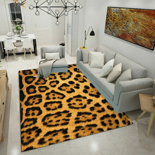 Animal Print Fußmatte Teppich Tiger Leopard Teppich Wohnzimmerteppich Flurläufer Carpet - Bild 46 von 120