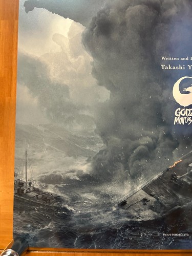 Godzilla Minus One 2023 Movie Japan Original Premium printing Poster Ver_F 20x28 - Picture 8 of 11
