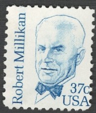US. 1866. 37c. Robert Millikan. Great Americans. MNH. 1982