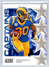 2019 Score Football - Todd Gurley II - Los Angeles Rams - Captains - #C-13