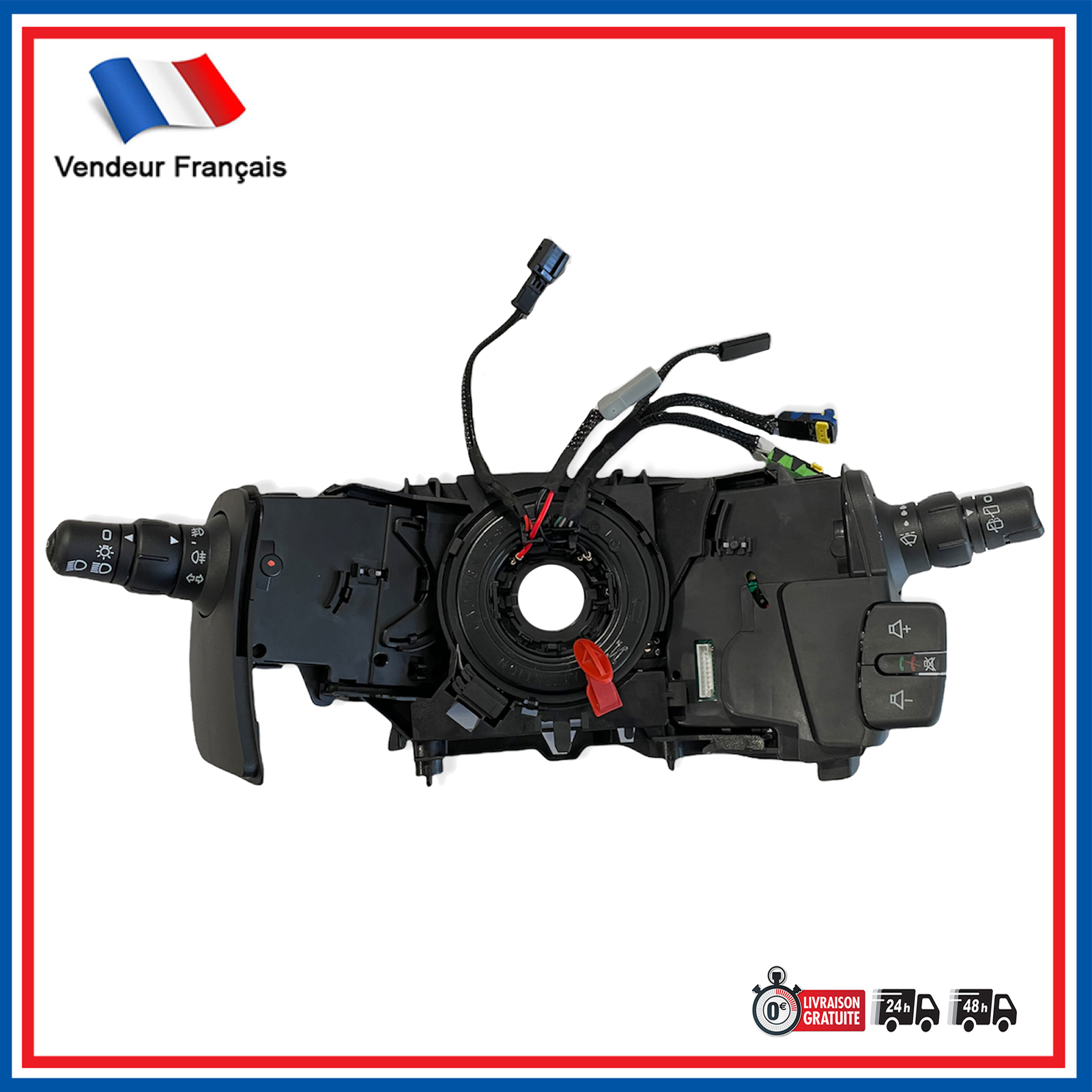 Commodo de remplacement Clio 3 pour corriger les pannes d'éclairage 2005-2012 7701068114