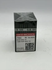100 Pcs Groz-Beckert 775642 NM 65/9 *B 63 SAN 10* Sewing Needles (Brand New)
