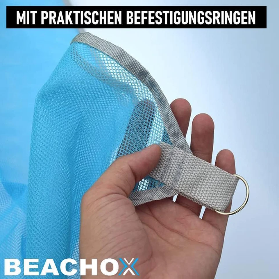 BEACHOX Sandfreie Strandmatte Stranddecke Picknickdecke Strandtuch Campingmatte - Bild 4 von 4