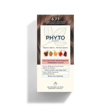 Phyto Hair Color Kit 6.77 Light Brown Cappuccino Ammonia Free Coloring