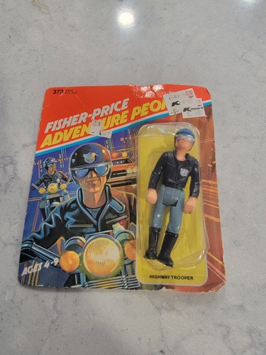 Fischer Price Adventure People Highway Trooper Action Figure 1979