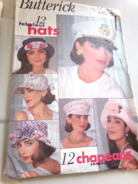 2 craft patterns Hats Scarves Appliques Butterick 6722 6612 McCalls - Image 2 of 4