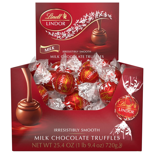 LINDOR Trufas de Caramelo de Chocolate con Leche, Chocolate con Leche con Trufa Suave, Derretida - Imagen 6 de 12