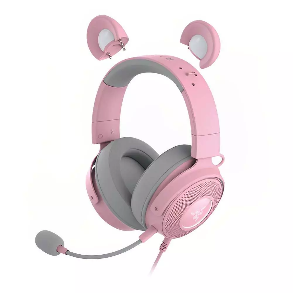 Razer Kraken Kitty V2 Pro Wired RGB Headset with Interchangeable