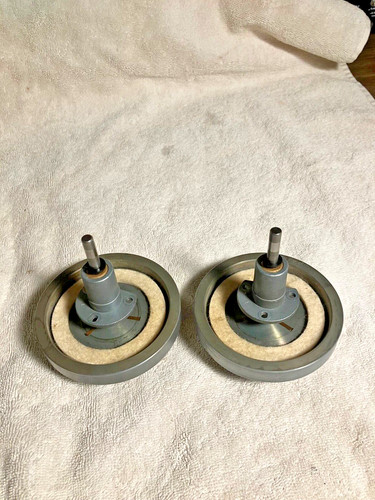 2 Pioneer Rt-909 Capstan Flywheel And Bearings Pair Complete