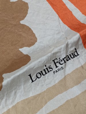 Foulard En Soie Louis Feraud Multicolore - Occasion, Style Bandana/carré