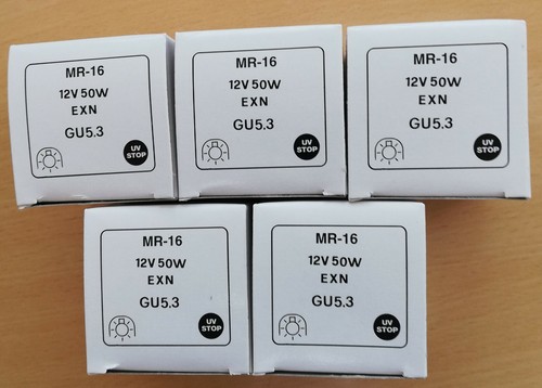 1-5-10 x EXN Halogen Lampe 12V/50W Strahler GU5,3 Halogenlampe UV STOP MR-16 - Bild 3 von 4