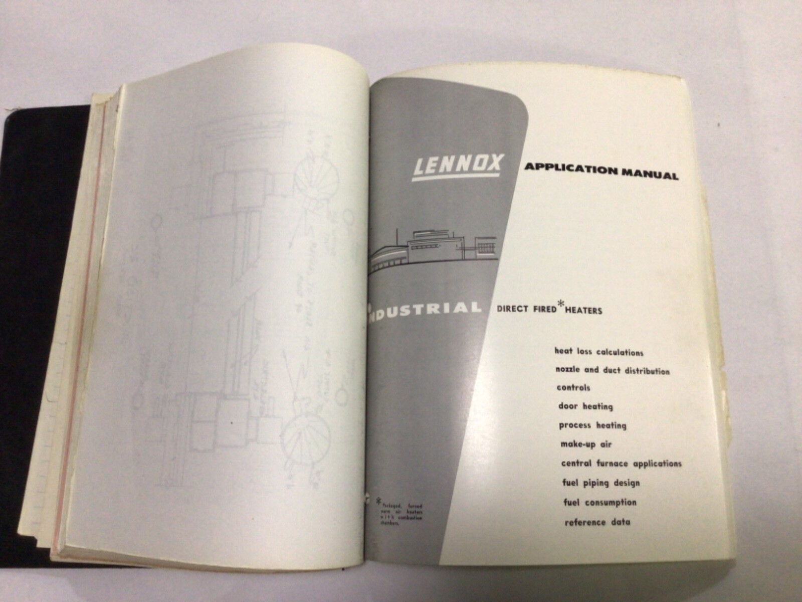 1959 Lennox Application Manual Industrial Direct Fired Heaters M H Stern 2  | eBay