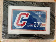 Ryan McDonagh New York Rangers Framed Signed Captains Jersey Patch Photo