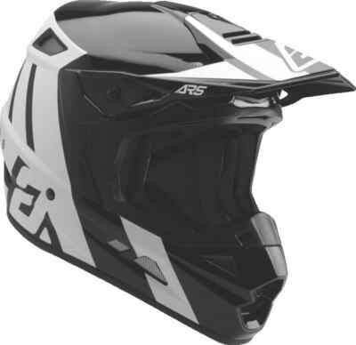 Answer Racing AR5 Crypto Motorcycle Helmet Black/White MX Off-road ATV BMX MD