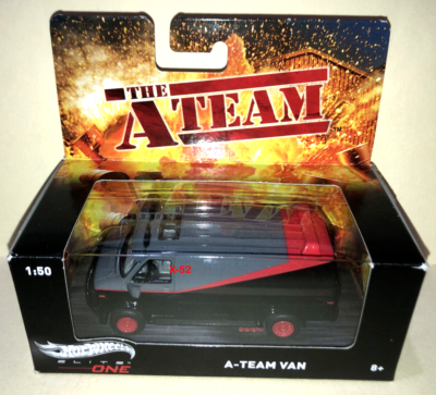 米マテル製 Hot Wheels GMC Vandura A-Team A-team Van Hot Wheels Elite One GMC Vandura Black Diecast Car 1:50