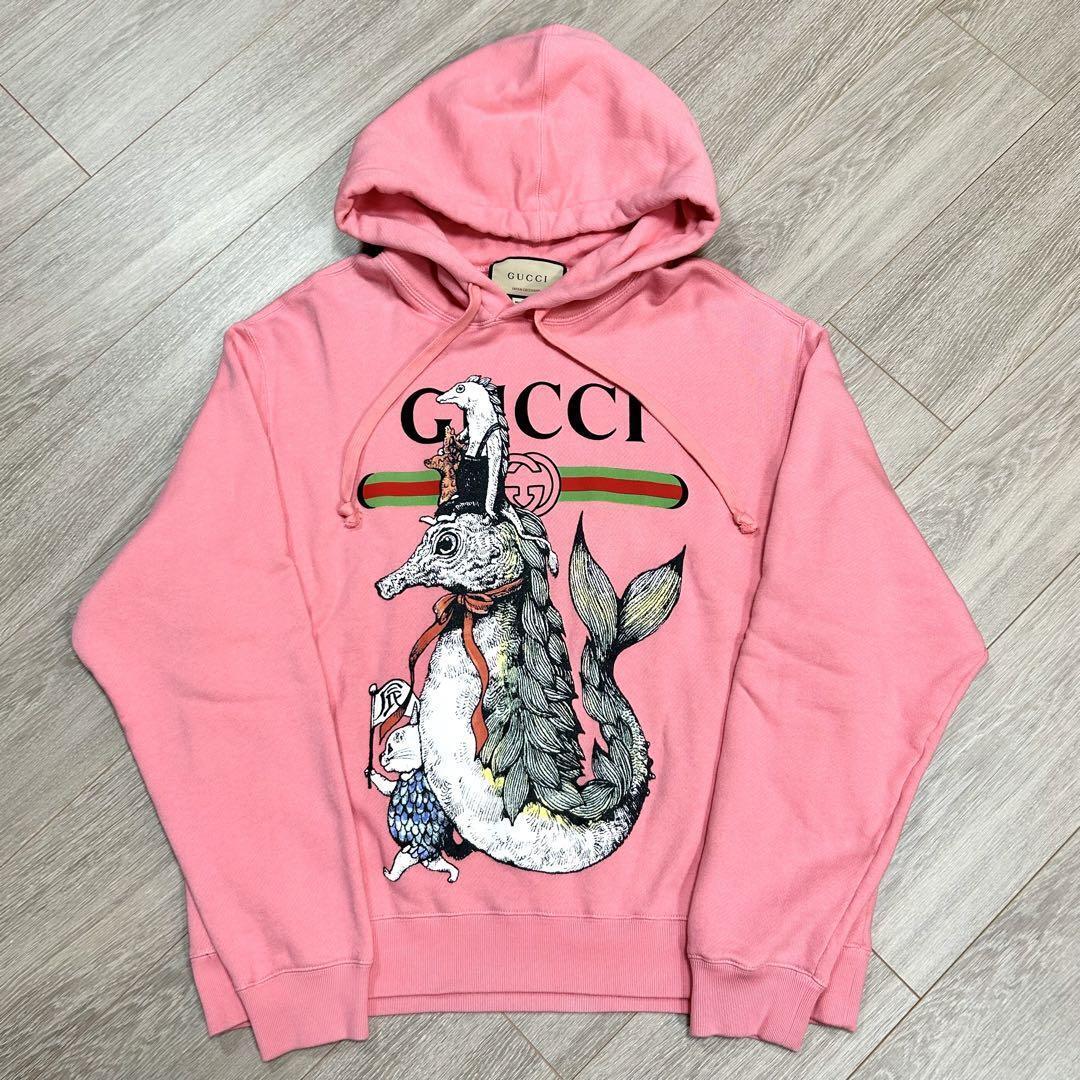 Gucci x Yuko Higuchi Cotton Hoodie XS (170/88A) Men's Pink Gucci x Yuko Higuchi Cotton Hoodie XS (170/88A) Men's Pink